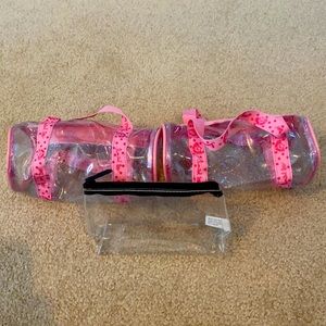 Perfect little clear travel bags. Perfect for Christmas gift for a little one